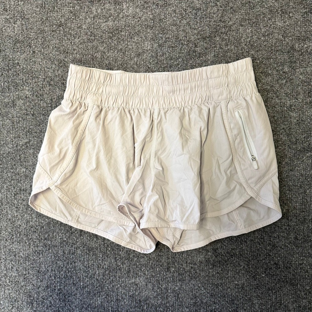 Lululemon Athletic Shorts Womens Size 2 Purple Tracker High-Rise Lined Running